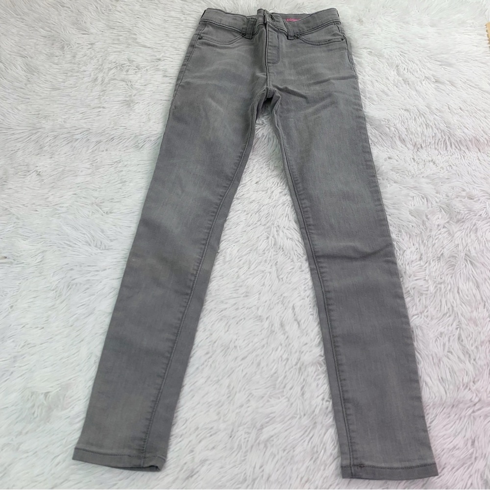 The Children Place girls jeggings jeans in gray adjustable waist